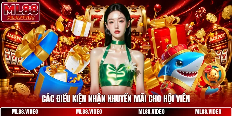 Các điều kiện nhận khuyến mãi cho hội viên