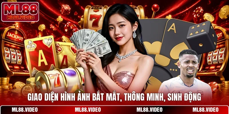 Giao diện hình ảnh bắt mắt, thông minh, sinh động